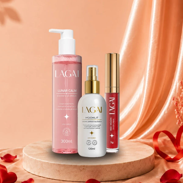 Kit Dia dos Namorados - Lunar Calm + Bruma Dermatologica + Red Moon