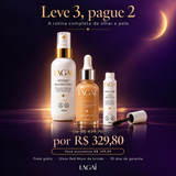 Kit Leve 3, Pague 2 da Lagai: de R$ 479,70 por R$ 329,80, você economiza R$ 149,90. Frete grátis, Gloss Red Moon de brinde e 30 dias de garantia