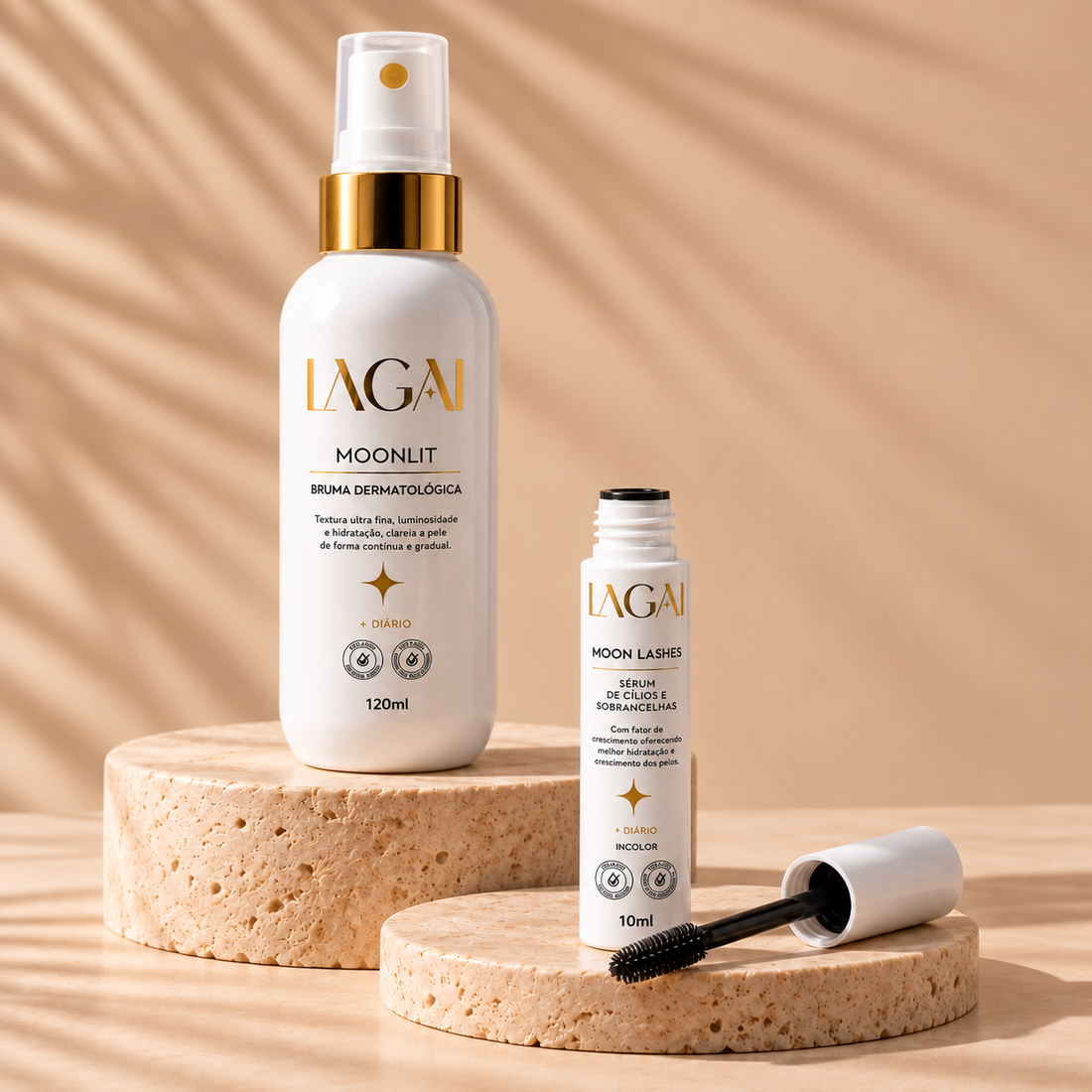 Kit Sérum Moon Lashes + Bruma MoonLit da Lagai: Bruma MoonLit 120ml e Sérum Moon Lashes 10ml