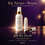 Kit Sérum Moon Lashes + Bruma MoonLit da Lagai: de R$ 299,80 por R$ 259,90, você economiza R$ 39,90. Frete grátis, Gloss Red Moon de brinde e 30 dias de garantia