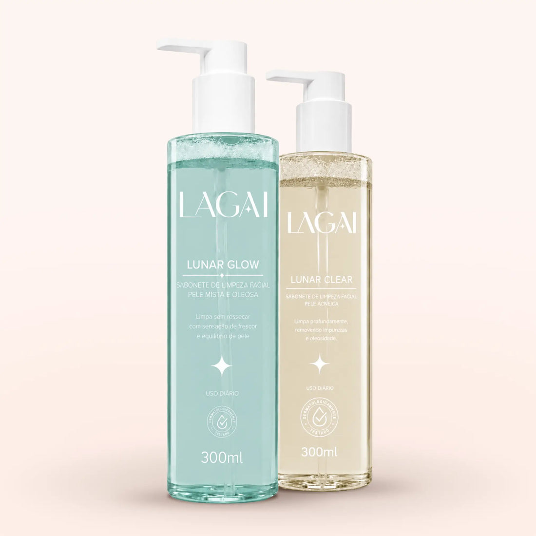 Kit Duplo Sabonetes Lunares - Glow + Clear