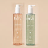 Kit Duplo Sabonetes Lunares da Lagai: Lunar Calm e Lunar Glow, 300ml cada, lado a lado