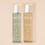 Kit Duplo Sabonetes Lunares da Lagai: Lunar Glow e Lunar Clear, 300ml cada, lado a lado