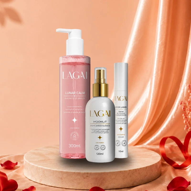 Kit Dia dos Namorados - Lunar Calm + Bruma Dermatologica + Moon Lashes