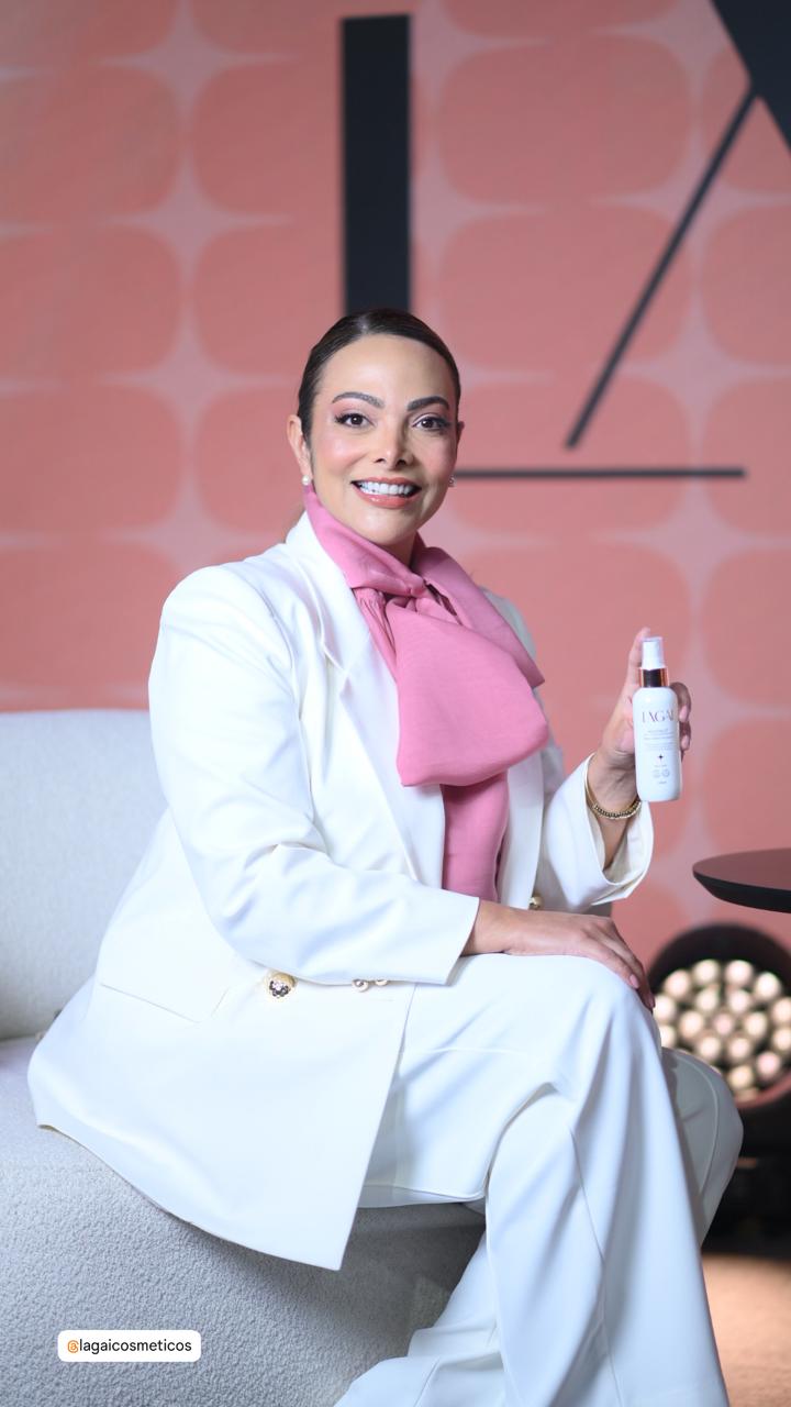 Dra. Fabiana Caetano, dermatologista fundadora da Lagai Cosméticos