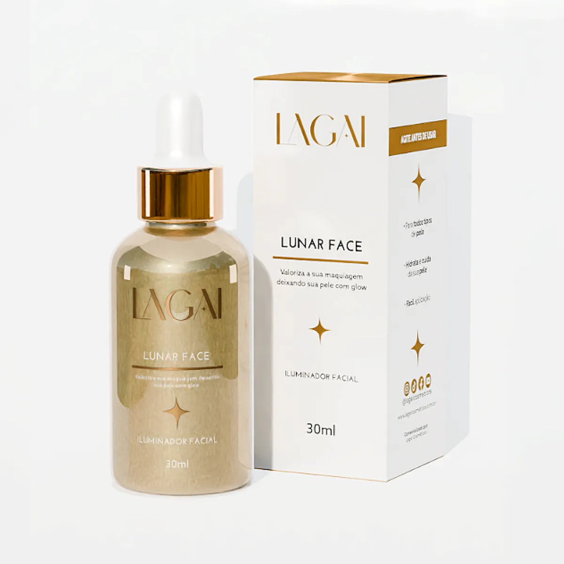 Iluminador Bifásico Facial Lunar Face 30ml