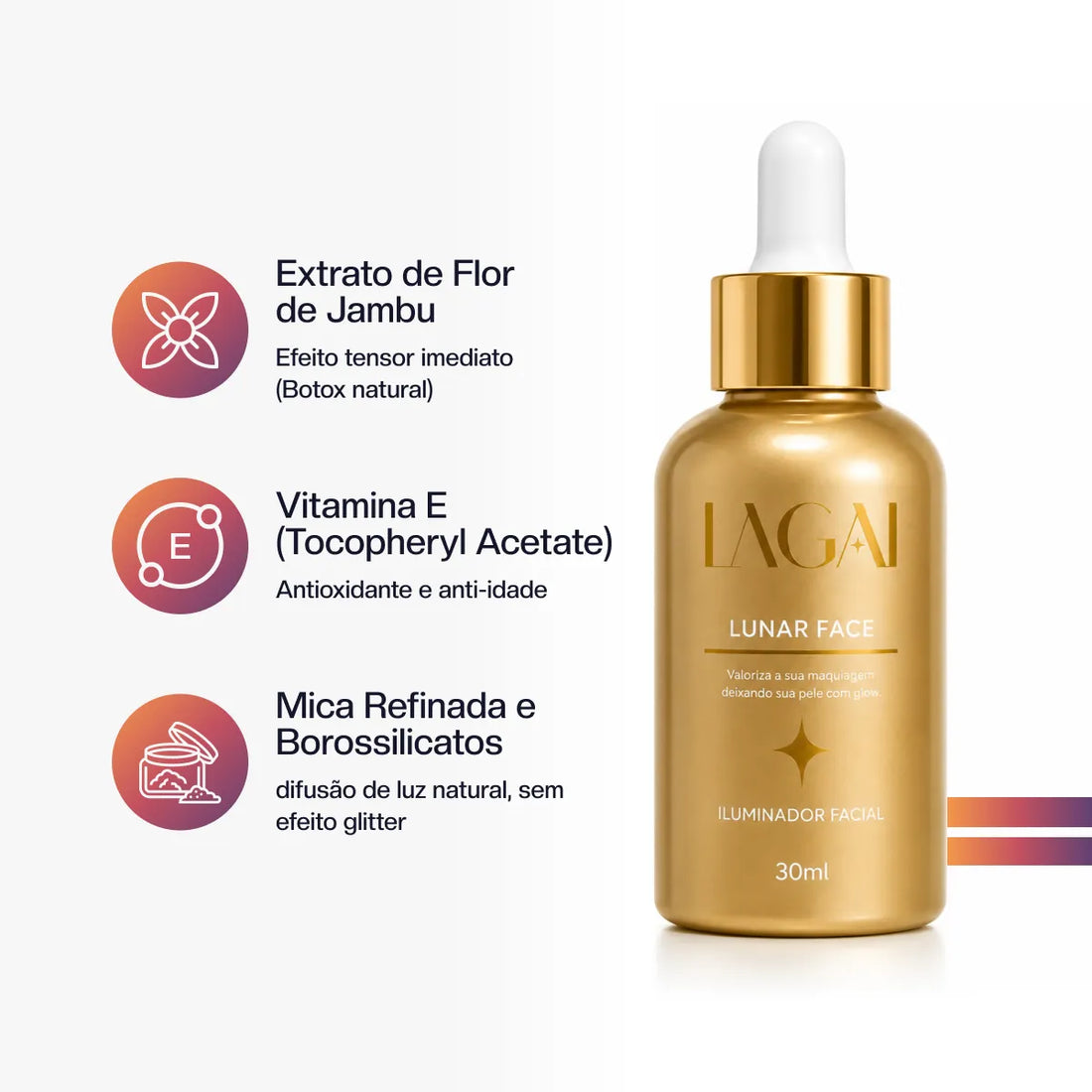 Iluminador Bifásico Facial Lunar Face 30ml