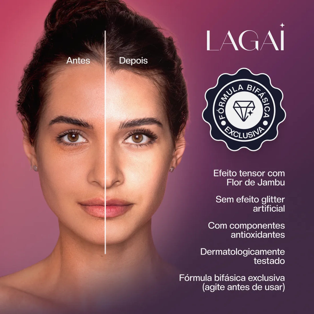 Iluminador Bifásico Facial Lunar Face 30ml