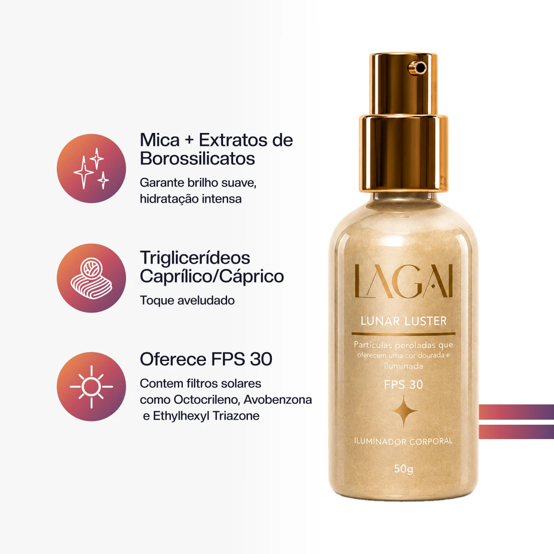 Iluminador Corporal Lunar Luster 50g