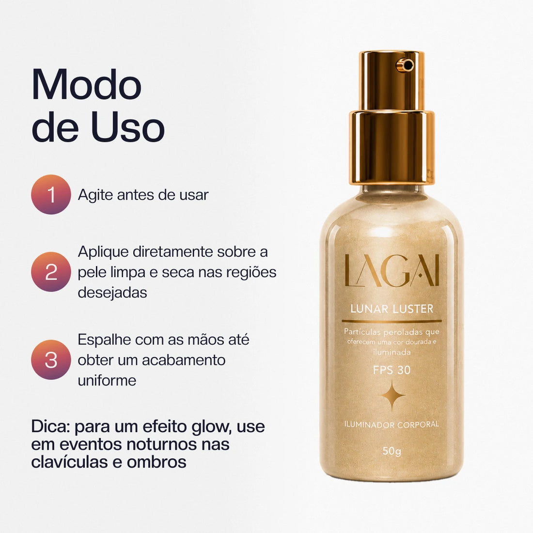 Iluminador Corporal Lunar Luster 50g