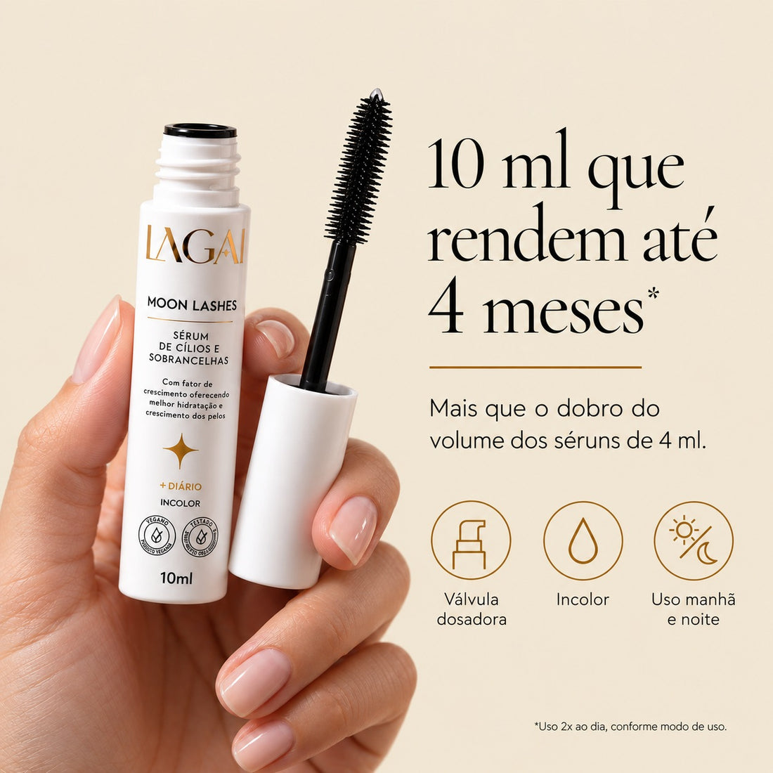 Kit 2 Sérum Moon Lashes — 6 meses de tratamento